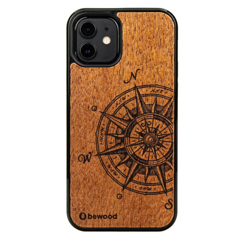 Medinis dėklas iPhone 12/ 12 Pro Bewood Traveller Merbau