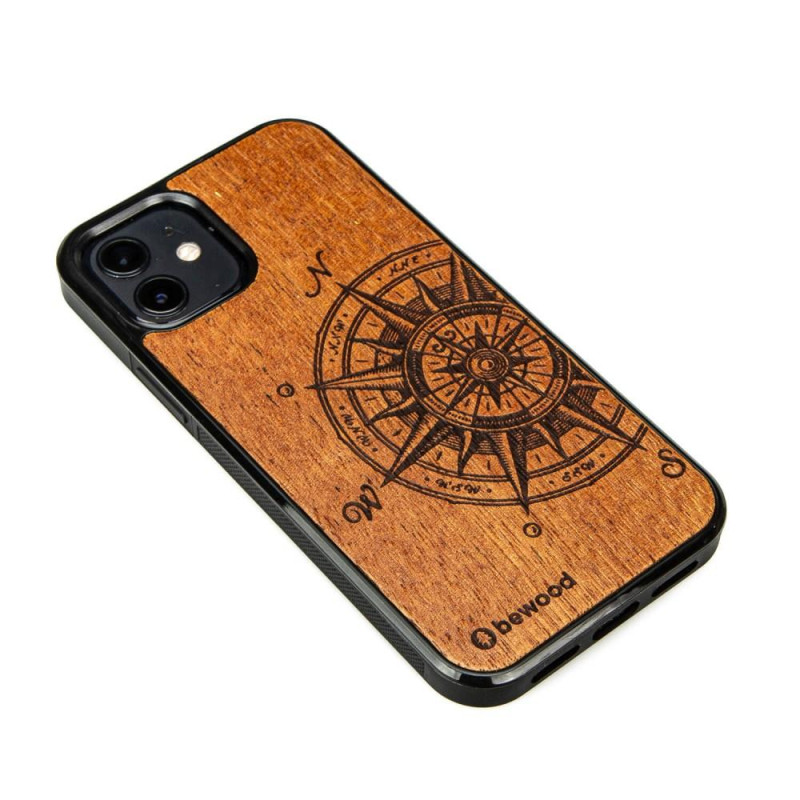 Medinis dėklas iPhone 12/ 12 Pro Bewood Traveller Merbau