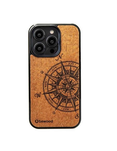 Medinis dėklas iPhone 14 Pro Bewood Traveller Merbau Medinis dėklas iPhone 14 Pro Bewood Traveller Merbau