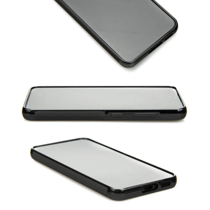 Medinis ir dervos dėklas Samsung Galaxy S23 Bewood Unique Uranus - mėlynos ir baltos spalvos