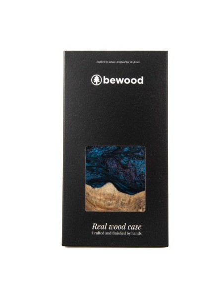 Medinis ir dervos dėklas, skirtas Samsung Galaxy A54 5G Bewood Unique Neptun - tamsiai mėlyna ir juoda Medinis ir dervos dėklas, skirtas Samsung Galaxy A54 5G Bewood Unique Neptun - tamsiai mėlyna ir juoda