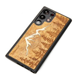 Medinis Samsung Galaxy S23 Ultra Bewood Mount Imbuia dėklas