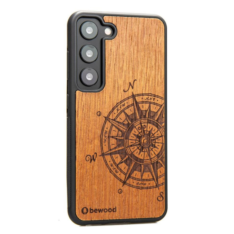 Medinis Samsung Galaxy S23 Bewood Traveller Merbau dėklas