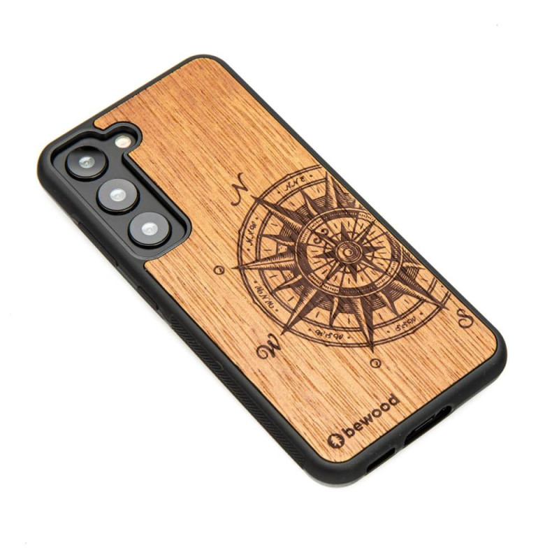 Medinis Samsung Galaxy S23 Bewood Traveller Merbau dėklas