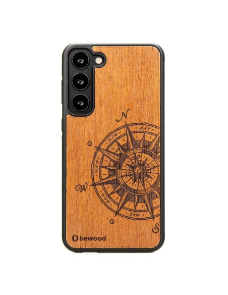 Medinis Samsung Galaxy S23 Plus Bewood Traveler Merbau dėklas Medinis Samsung Galaxy S23 Plus Bewood Traveler Merbau dėklas