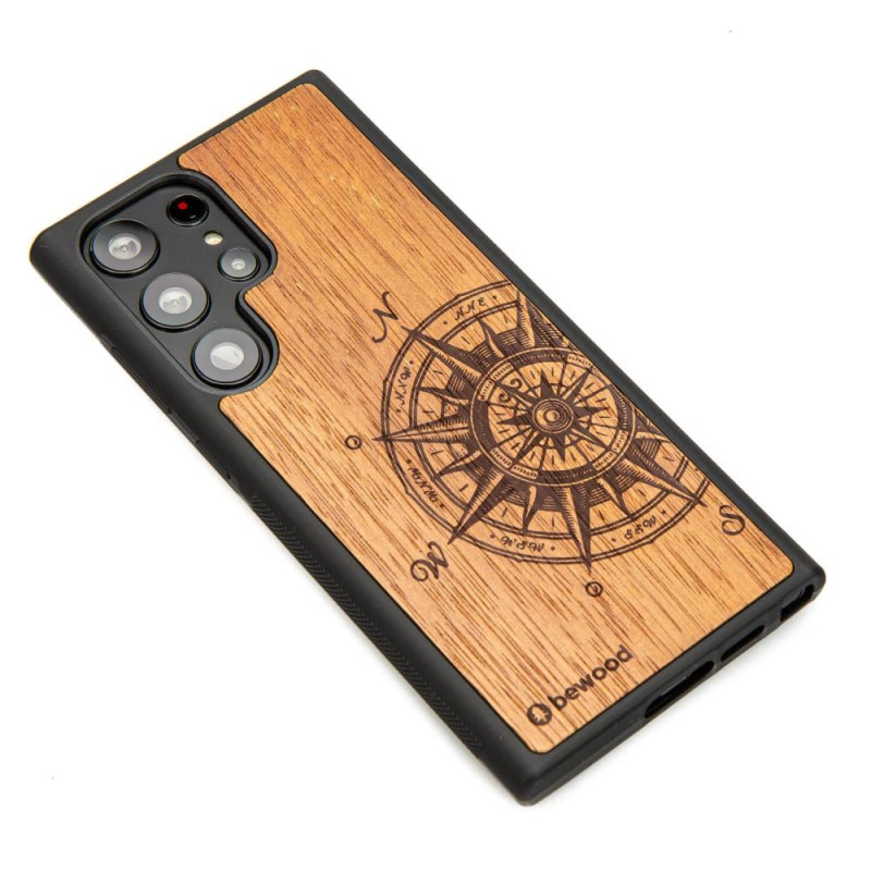 Medinis Samsung Galaxy S23 Ultra Bewood Traveler Merbau dėklas