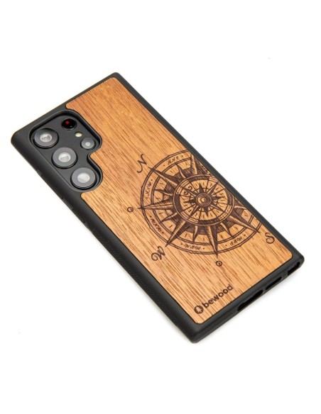 Medinis Samsung Galaxy S23 Ultra Bewood Traveler Merbau dėklas Medinis Samsung Galaxy S23 Ultra Bewood Traveler Merbau dėklas