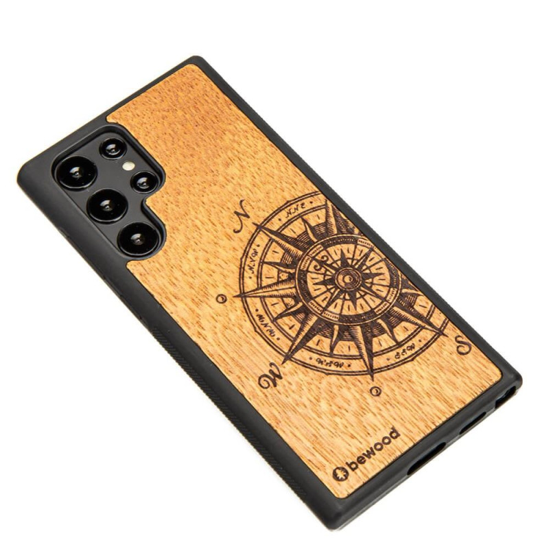Medinis Samsung Galaxy S22 Ultra Bewood Traveler Merbau dėklas