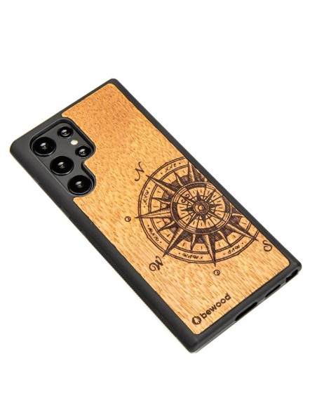 Medinis Samsung Galaxy S22 Ultra Bewood Traveler Merbau dėklas Medinis Samsung Galaxy S22 Ultra Bewood Traveler Merbau dėklas