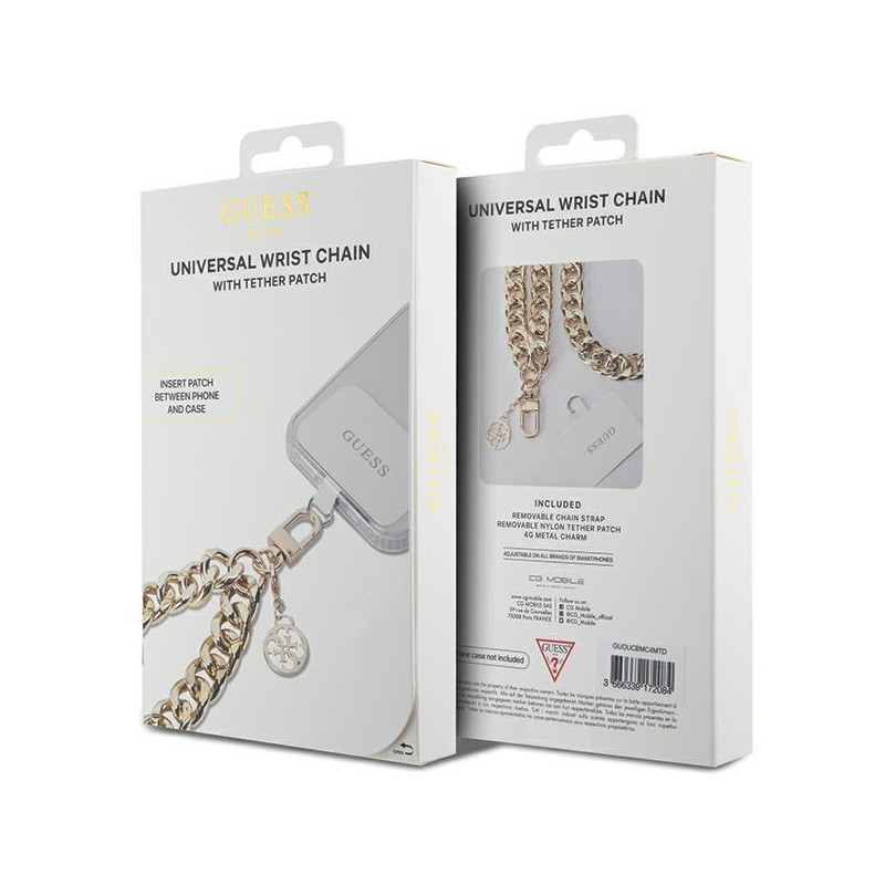 Guess 4G Charm pakabukas - auksinis