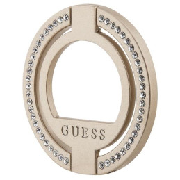 Guess MagSafe Ring Kalnų krištolinis laikiklis - auksinis
