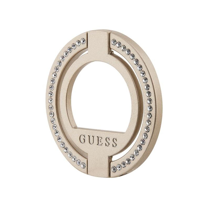 Guess MagSafe Ring Kalnų krištolinis laikiklis - auksinis