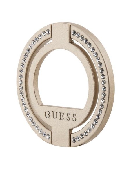 Guess MagSafe Ring Kalnų krištolinis laikiklis - auksinis Guess MagSafe Ring Kalnų krištolinis laikiklis - auksinis