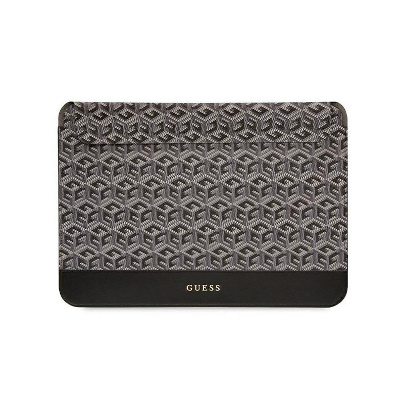 Guess GCube Stripes dėklas 14" nešiojamam kompiuteriui - juodas Guess GCube Stripes dėklas 14" nešiojamam kompiuteriui - juodas