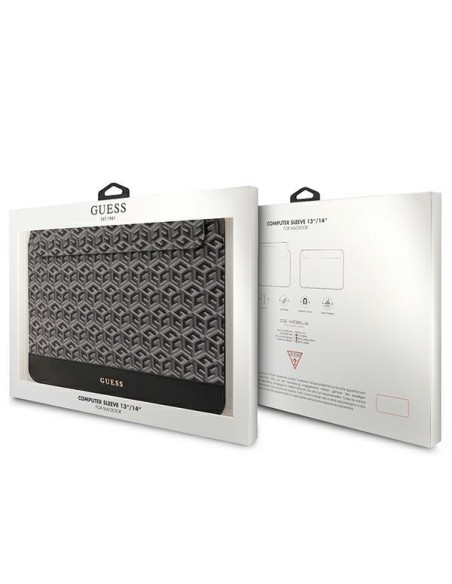 Guess GCube Stripes dėklas 14" nešiojamam kompiuteriui - juodas