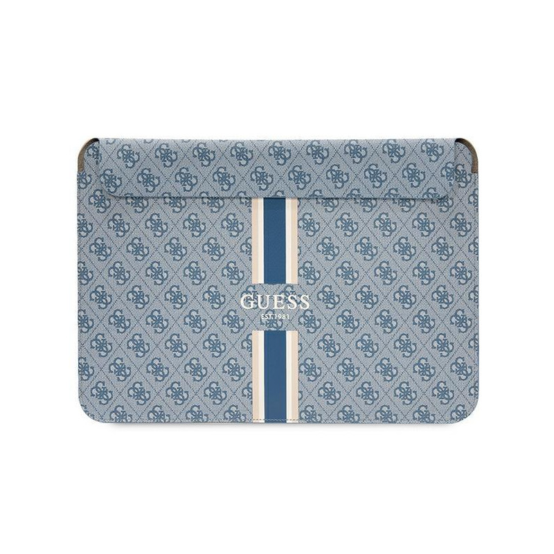 Guess 4G Printed Stripes dangtelis 16" nešiojamam kompiuteriui - mėlynas