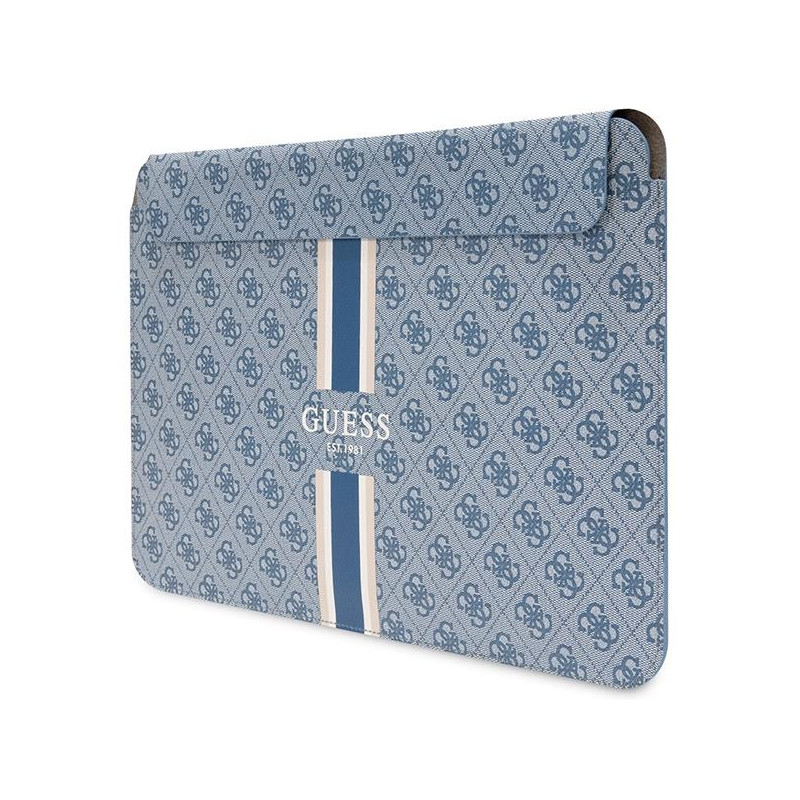 Guess 4G Printed Stripes dangtelis 16" nešiojamam kompiuteriui - mėlynas