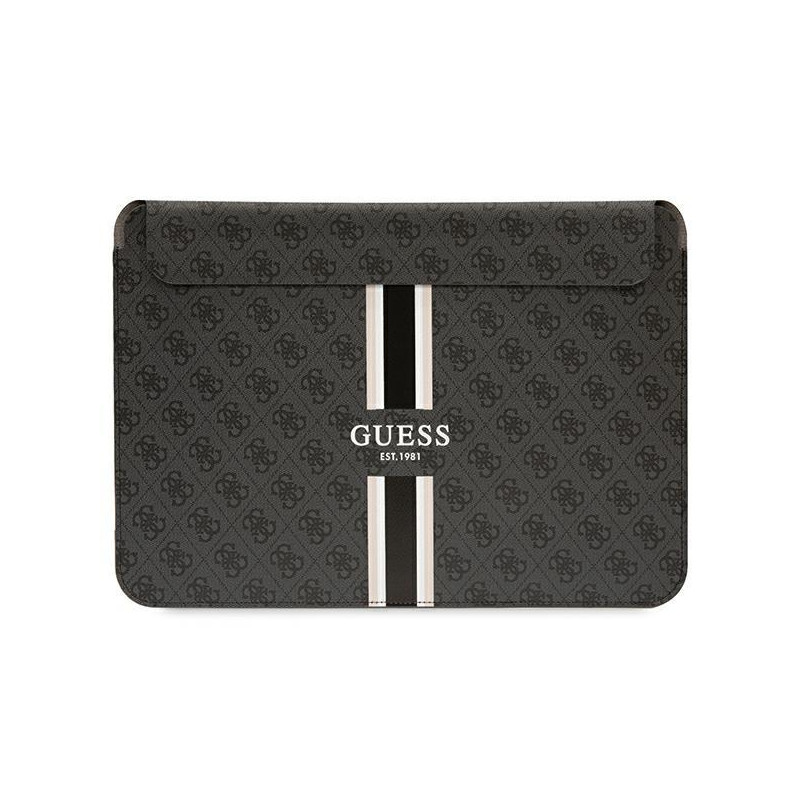 Guess 4G Printed Stripes dangtelis 16" nešiojamam kompiuteriui – juodas