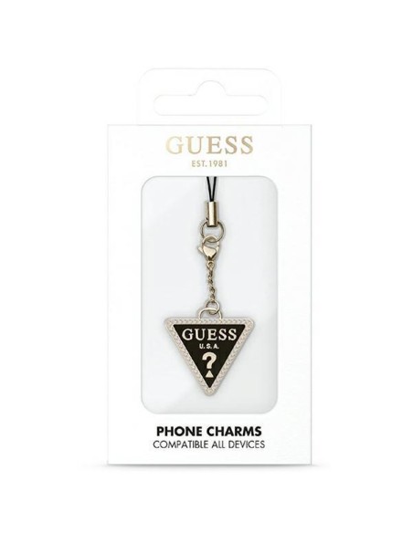Guess Triangle Diamond Charm su cirkonio akmenimis – aukso ir juodos spalvos Guess Triangle Diamond Charm su cirkonio akmenimis – aukso ir juodos spalvos