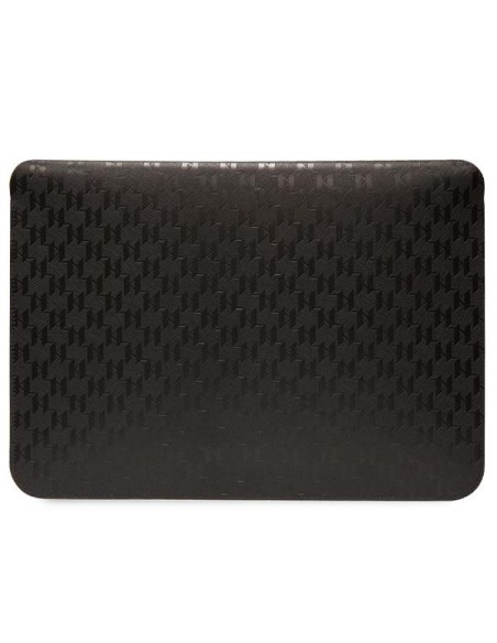 Karl Lagerfeld Saffiano Monogram Ikonik dėklas 14" nešiojamam kompiuteriui - juodas Karl Lagerfeld Saffiano Monogram Ikonik dėklas 14" nešiojamam kompiuteriui - juodas