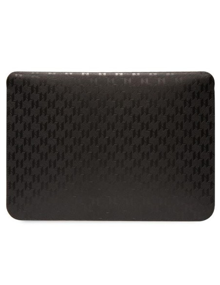 Karl Lagerfeld Saffiano Monogram Ikonik dėklas 16" nešiojamam kompiuteriui - juodas Karl Lagerfeld Saffiano Monogram Ikonik dėklas 16" nešiojamam kompiuteriui - juodas