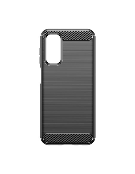 Lankstus anglies rašto dėklas, skirtas Samsung Galaxy M14 Carbon Case - juodas