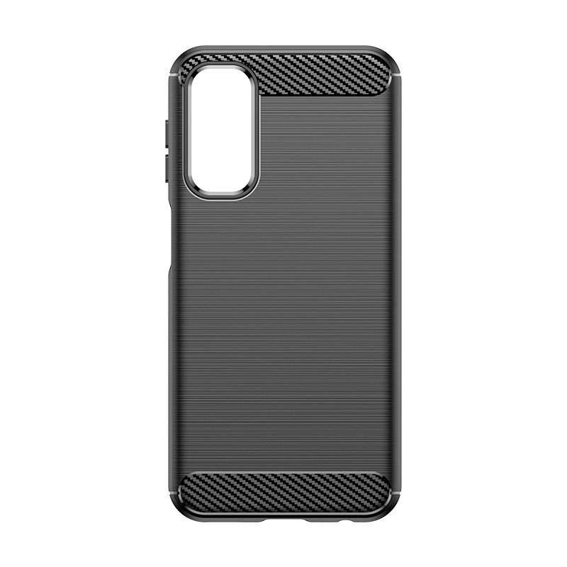 Lankstus anglies rašto dėklas, skirtas Samsung Galaxy M34 Carbon Case - juodas