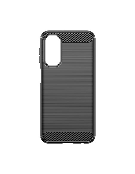 Lankstus anglies rašto dėklas, skirtas Samsung Galaxy M34 Carbon Case - juodas
