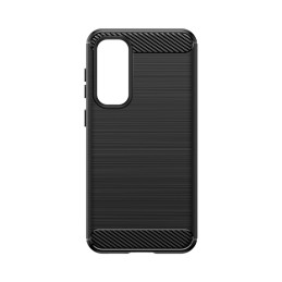 Lankstus anglies rašto dėklas, skirtas Samsung Galaxy S23 FE Carbon Case - juodas