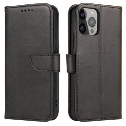 Atverčiamas ir piniginės magnetinis dėklas, skirtas Infinix Smart 6 HD – juodas