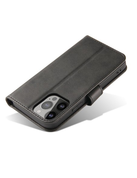 Magnetinis dėklas su atvartu ir pinigine Samsung M14 - juodas