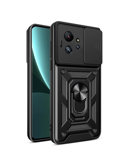 Hybrid Armor Camshield dėklas Infinix Zero Ultra su fotoaparato dangteliu - juodas Hybrid Armor Camshield dėklas Infinix Zero Ultra su fotoaparato dangteliu - juodas