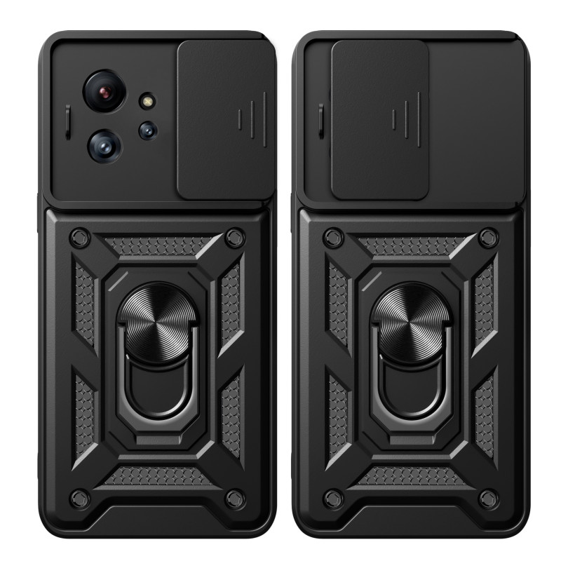 Hybrid Armor Camshield dėklas Infinix Zero Ultra su fotoaparato dangteliu - juodas