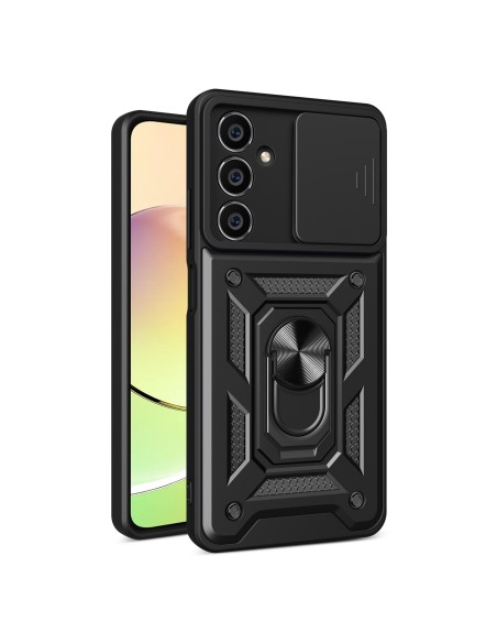 Hybrid Armor Camshield dėklas Samsung M54 su fotoaparato dangteliu - juodas