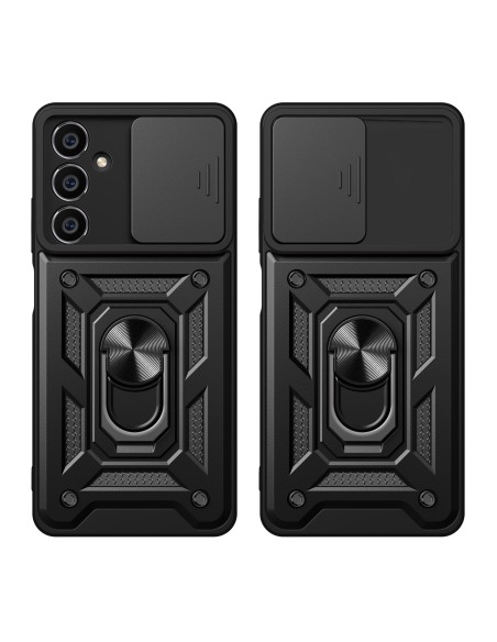 Hybrid Armor Camshield dėklas Samsung M54 su fotoaparato dangteliu - juodas