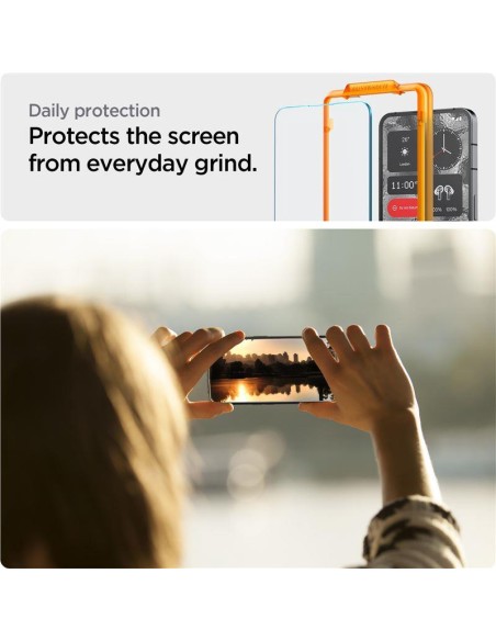 Spigen ALM Glas.tR grūdintas stiklas for Nothing Phone 2 - 2 vnt. Spigen ALM Glas.tR grūdintas stiklas for Nothing Phone 2 - 2 vnt.