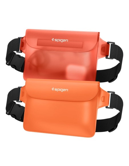 Spigen Aqua Shield A620 vandeniui atsparus klubinis krepšys IPX8 - oranžinis 2 vnt. Spigen Aqua Shield A620 vandeniui atsparus klubinis krepšys IPX8 - oranžinis 2 vnt.