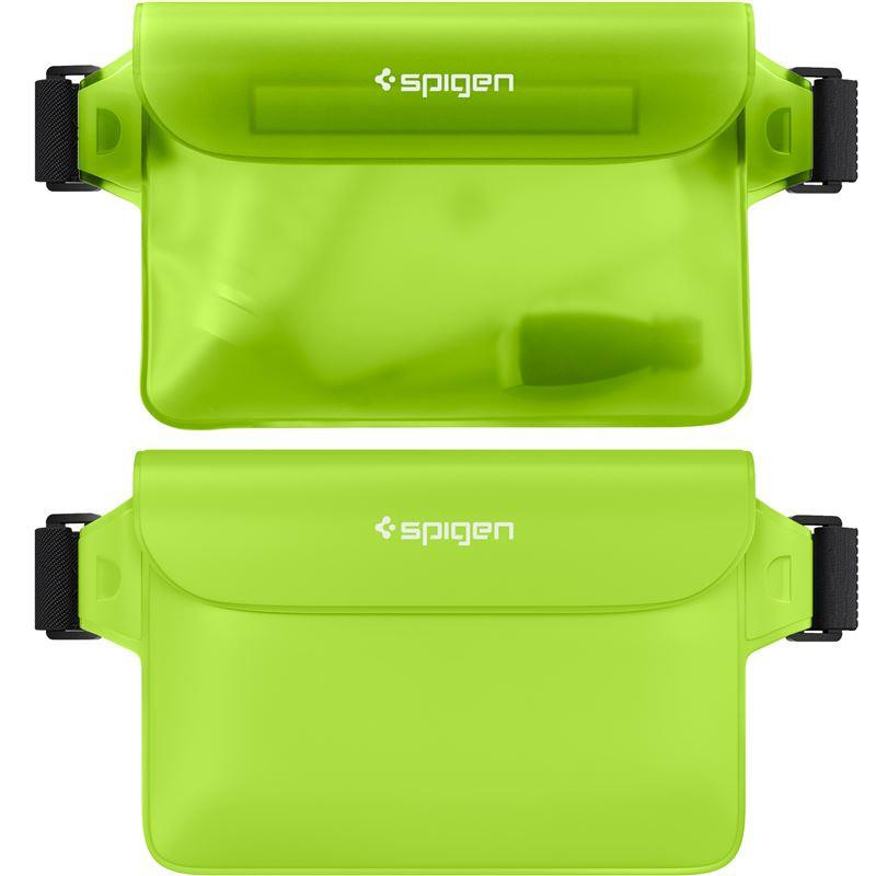 Spigen Aqua Shield A620 vandeniui atsparus klubinis krepšys IPX8 - žalias 2 vnt.