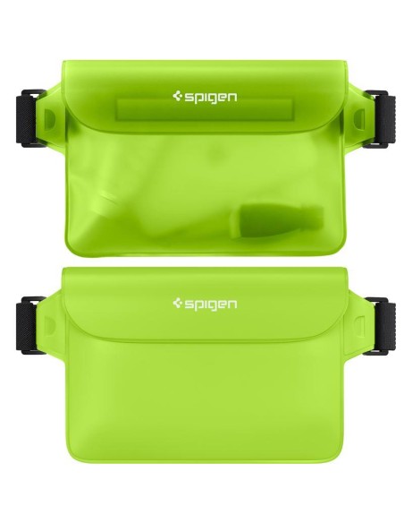 Spigen Aqua Shield A620 vandeniui atsparus klubinis krepšys IPX8 - žalias 2 vnt. Spigen Aqua Shield A620 vandeniui atsparus klubinis krepšys IPX8 - žalias 2 vnt.