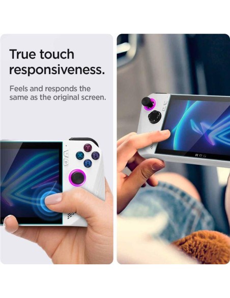 Spigen Glas.tR Plonas grūdintas stiklas, skirtas Asus Rog Ally Spigen Glas.tR Plonas grūdintas stiklas, skirtas Asus Rog Ally