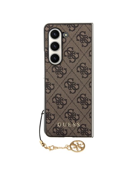 Guess 4G Charms Collection dėklas, skirtas Samsung Galaxy Z Fold 5 - rudas Guess 4G Charms Collection dėklas, skirtas Samsung Galaxy Z Fold 5 - rudas