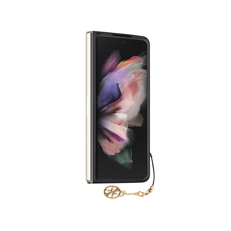 Guess 4G Charms Collection dėklas, skirtas Samsung Galaxy Z Fold 5 - rudas