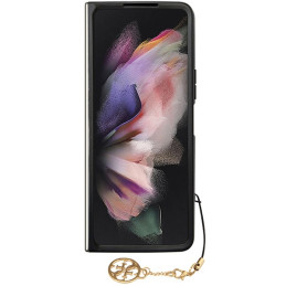 Guess 4G Charms Collection dėklas, skirtas Samsung Galaxy Z Fold 5 - rudas