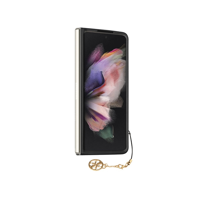 Guess 4G Charms Collection dėklas, skirtas Samsung Galaxy Z Fold 5 - pilkas