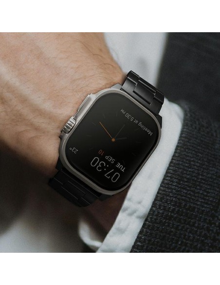 Uniq Osta nerūdijančio plieno dirželis, skirtas Apple Watch 1/ 2/ 3/ 4/ 5/ 6/ 7/ 8/ SE/ SE2/ Ultra 42/ 44/ 45/ 49mm – ju... Uniq Osta nerūdijančio plieno dirželis, skirtas Apple Watch 1/ 2/ 3/ 4/ 5/ 6/ 7/ 8/ SE/ SE2/ Ultra 42/ 44/ 45/ 49mm – ju...
