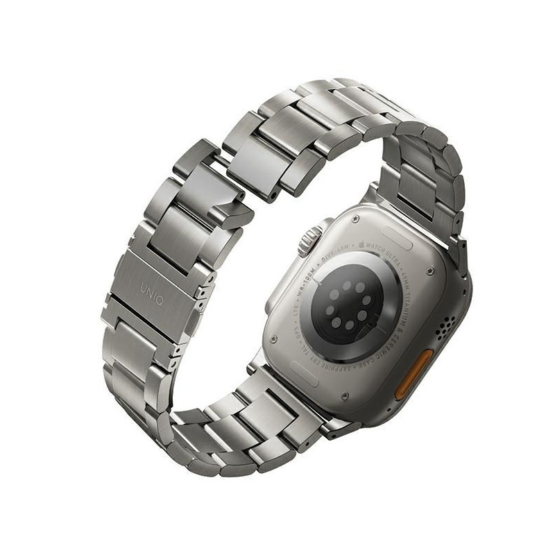 Uniq Osta nerūdijančio plieno dirželis, skirtas Apple Watch 1/ 2/ 3/ 4/ 5/ 6/ 7/ 8/ SE/ SE2/ Ultra 42/ 44/ 45/ 49mm – si...