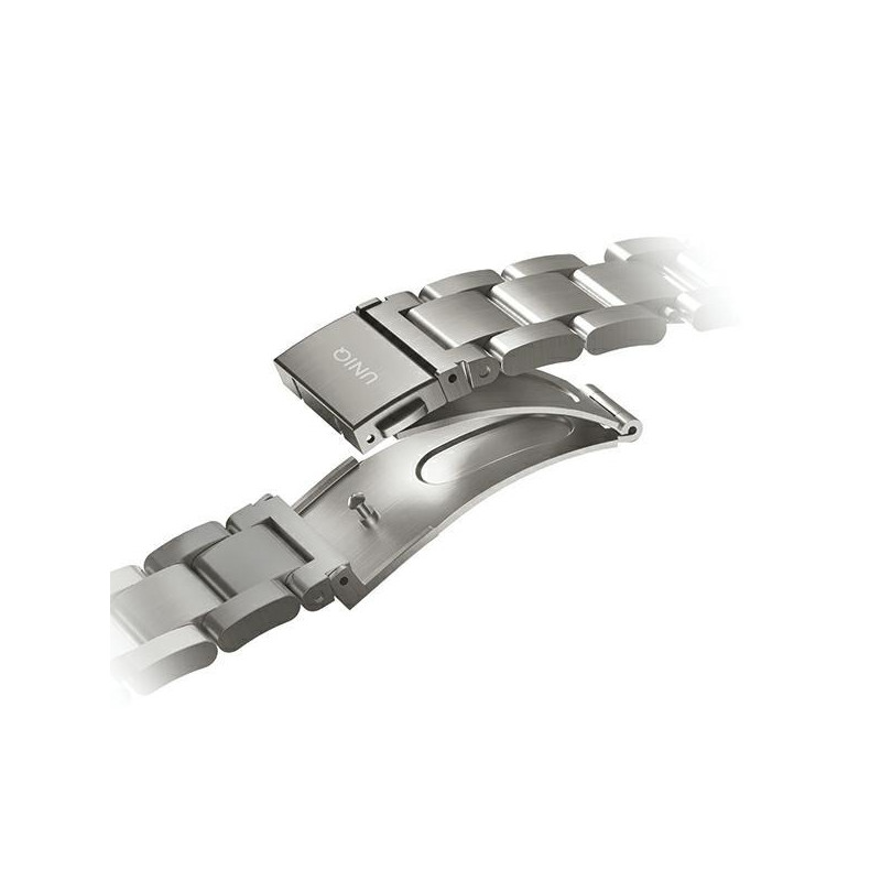 Uniq Osta nerūdijančio plieno dirželis, skirtas Apple Watch 1/ 2/ 3/ 4/ 5/ 6/ 7/ 8/ SE/ SE2/ Ultra 42/ 44/ 45/ 49mm – si...