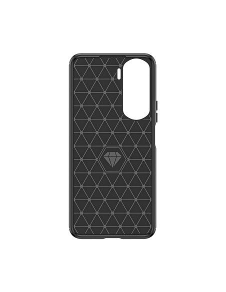 Carbon Case silikoninis dėklas Honor 90 Lite - juodas Carbon Case silikoninis dėklas Honor 90 Lite - juodas