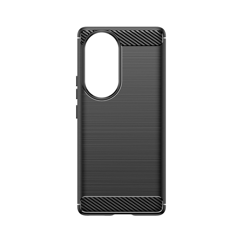 Carbon Case silikoninis dėklas Honor 90 - juodas