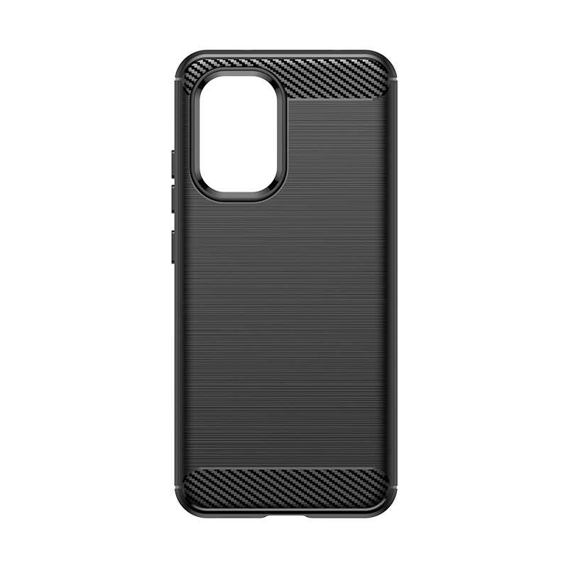 Carbon Case silikoninis dėklas, skirtas Nokia X30 - juodas